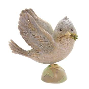 Foundations Peace Bird  -  4.75 Inches -  Begins With You  -  6005237  -  Polyresin  -  Multicolored