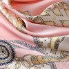 Anna-Kaci Women's Baroque Print Satin Scarf with Glossy Finish 20×20 Inches - 3 of 4