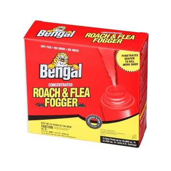 Bengal Roach & Flea Fogger - 3ct