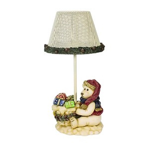 Boyds Bears Resin 13.5 Inch Chandler Holiday Glow Christmas Santa Sack 1E Tealight Candle Holders - 1 of 4