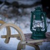 Feuerhand Outdoor Kerosene Fuel Lantern, German Made Weather Resistant Baby Special 276 Galvanized Hurricane Lamp for Camping or Patio, 10 Inches - 3 of 4