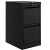 Metal Filing Cabinet with Lockable 2 Drawers, 38 x 45 x 73 cm Storage Cabinet for A4, Legal, Letter Files, Documents, Stationery - 2 of 4