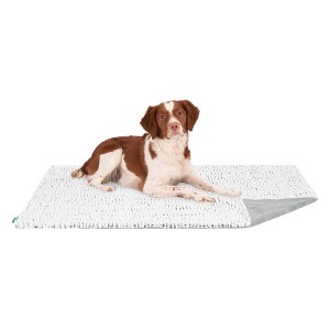 FurHaven Birch Faux Fur & Suede Waterproof Blanket for Dogs and Cats - 1 of 4