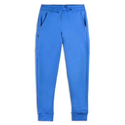 Mightly Kids' Fair Trade Organic Cotton Jogger Sweatpant - X-Large (12),  Mid Blue