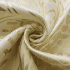 RT Designers Collection Helena Halo Foil Blackout Polyester Window Curtain Grommet Panel 52" x 84" Taupe - 3 of 4