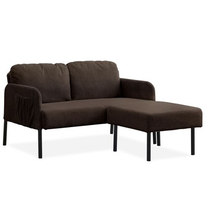 NicBex Couches for Living Room  Modern Loveseat Sofa Comfy 2 Seater Upholstered Fabric Small Couches for Bedroom, Apartment