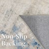 Abstract Machine Washable Area Rug Non-Slip Carpet - 4 of 4
