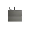 NicBex Floating Bathroom Vanity with Sink and Faucet Holes,Bathroom Sink Vanity with 2 Drawers,Oak/Walnut/White/Gray - 2 of 4
