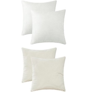 REGALWOVEN 4 Pcs Modern Sofa Home Decorative Throw Pillow Covers 18" x 18" - 1 of 4