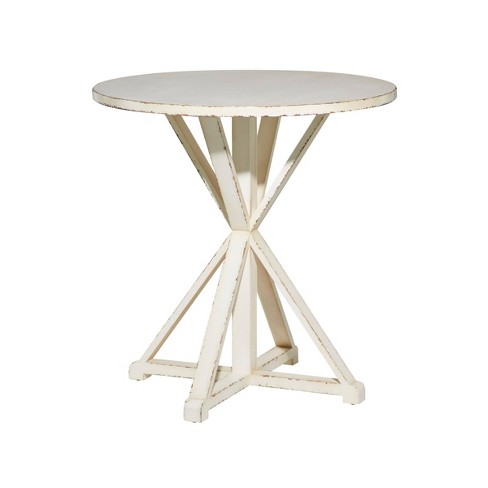 31" x 29" Farmhouse Wood Accent Table - Olivia & May - image 1 of 4