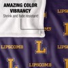 Lipscomb University Logo Pattern Silky 50x60 Blanket, 1 Sided - 4 of 4
