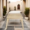 Moda Furnishings Acacia Wood Patio Outdoor Side Table, Square, 19.7" x 19.7" x 15.4" - 2 of 4