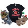 Simply Sage Market Merry And Bright Disco Ball Short Sleeve Tee - M - Black - 3 of 4