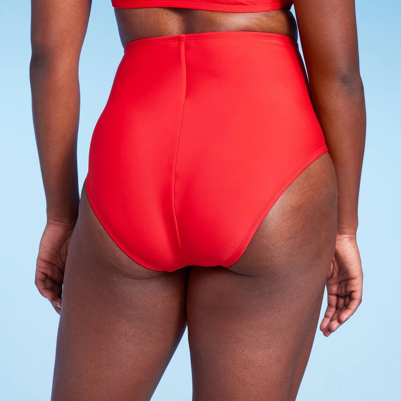 Women's Extra High Waist Tummy Control Medium Coverage Bikini Bottom - Kona Sol™, 6 of 20