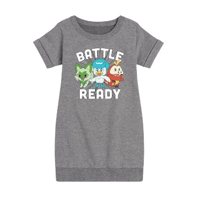 - Pokémon - Battle Ready Graphic Short Sleeve Fleece Dress