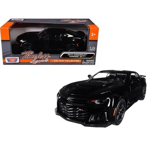 2017 Chevrolet Camaro ZL1 Black 1/24 Diecast Model Car by Motormax - 1 of 3