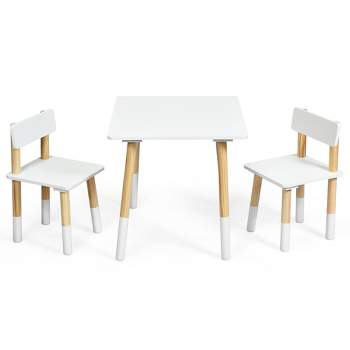 Melissa & Doug Wooden Table and Chairs Set - White 772302258