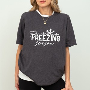 Simply Sage Market It's Freezing Season Short Sleeve Tee - 1 of 4