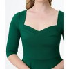 Unique Vintage Women's Pleated Bust Swing Dress - 2 of 4