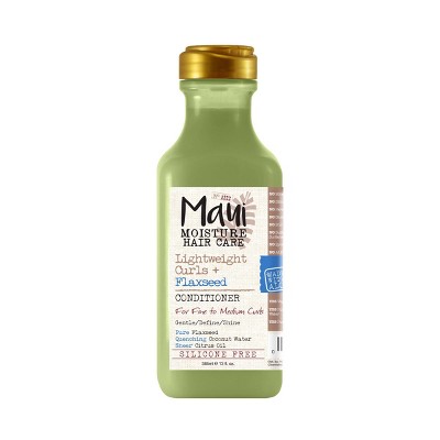 Maui Moisture Lightweight Curls + Flaxseed Conditioner, Conditioning, Paraben Free, Silicone Free - 13 fl oz