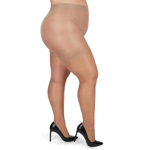 Memoi Energizing Curvy Control Top Pantyhose - 1 of 3