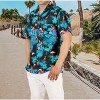 HAPPY BAY Men's Hawaiian Short Sleeve Button Down Shirt Mens Party Shirts Casual Vacation Summer Tropical Island Shirts for Men - 2 of 4