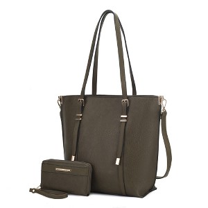 MKF Collection Emery Vegan Leather Women’s Tote Bag with Wallet by Mia K - 1 of 4