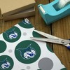 Georgia College Primary Logo Gift Wrap Wrapping Paper Roll 30x72 - 3 of 4