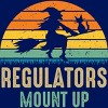 Junior's Design By Humans Regulators Mount Up Halloween Witch By RedBirdLS T-Shirt - 2 of 3
