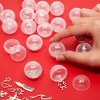 Juvale 200 Pack Gumball Vending Machine Capsules, 1.1 Inch Plastic Containers for Toys, Prizes, Themed Party Favors - 3 of 4