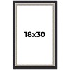 PosterPalooza | Embellished Black Picture Frame - UV Acrylic, Foam Board Backing, Hanging Hardware - 2 of 4