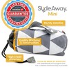Creative QT SlideAway, On-The-Go Mini Storage Bag and Table Top Play Mat, Room and Travel Toy Organizer - Gray Stripes - 4 of 4