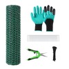 Heavy Duty Garden Fence Netting Kit, Vinyl Coated Steel Mesh, 40Cm Width, Green - 2 of 4