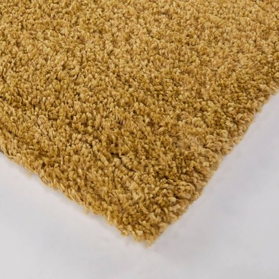 Faraday Yellow and White Rectangular Kids' Synthetic Rug