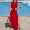 Women's Chic Knotted Cutout Beach Maxi Dress - Cupshe - 2 of 4