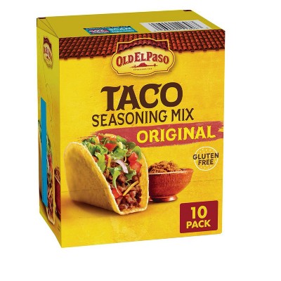 Old El Paso Taco Seasoning Mix 1oz, 10 Pack (Bulk Size)
