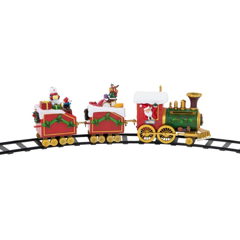 Northlight 16-Piece LED Lighted Musical and Animated Christmas Village Train, 3 of 9