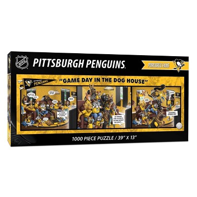 Nhl Pittsburgh Penguins Game Day In The Dog House Puzzle - 1000pc : Target