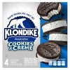 Klondike Cookies & Crème Sandwiches Frozen Dairy Dessert - 4pk - 2 of 4