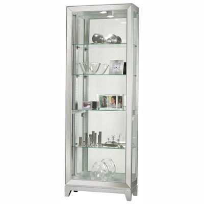 Howard Miller Shayne Curio Cabinet 680590 Silver