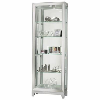 Howard Miller 680590 Howard Miller Shayne Curio Cabinet 680590 Silver