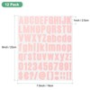 Unique Bargains Waterproof Vinyl Self-Adhesive Mailbox Alphabet Stickers 12 Sheets - 3 of 4