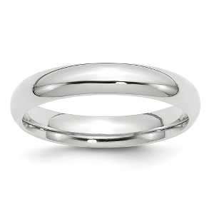 Black Bow Jewelry 2.5mm to 6mm Platinum Standard Weight Polished Domed Comfort Fit Band - 1 of 4