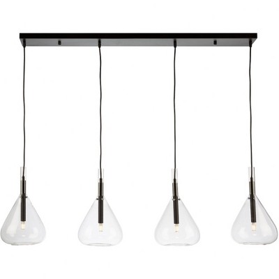 Artcraft Lighting Conic 4 - Light Chandelier in  Black