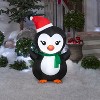 Gemmy Christmas Inflatable Penguin, 3.5 ft Tall, Multi - 2 of 4