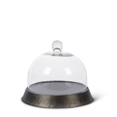 Lone Elm Studios 11.8-in D Glass and Metal Cloche