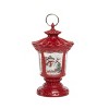 Transpac Artificial 10.25 in. Multicolor Christmas Light-Up Snowman Lantern Waterglobe - 2 of 3