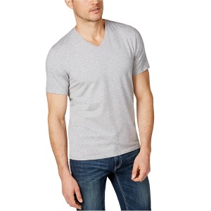 I.N.C International Concepts Mens SS Polish Basic T-Shirt, Grey, Large - 1 of 1
