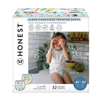 The Honest Company Clean Conscious Training Pants Let's Color & See Me  Rollin' - Size 2t-3t - 42ct : Target