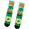 Nintendo Animal Crossing Socks Men's Allover Character Sublimated Crew Socks - 2 of 4